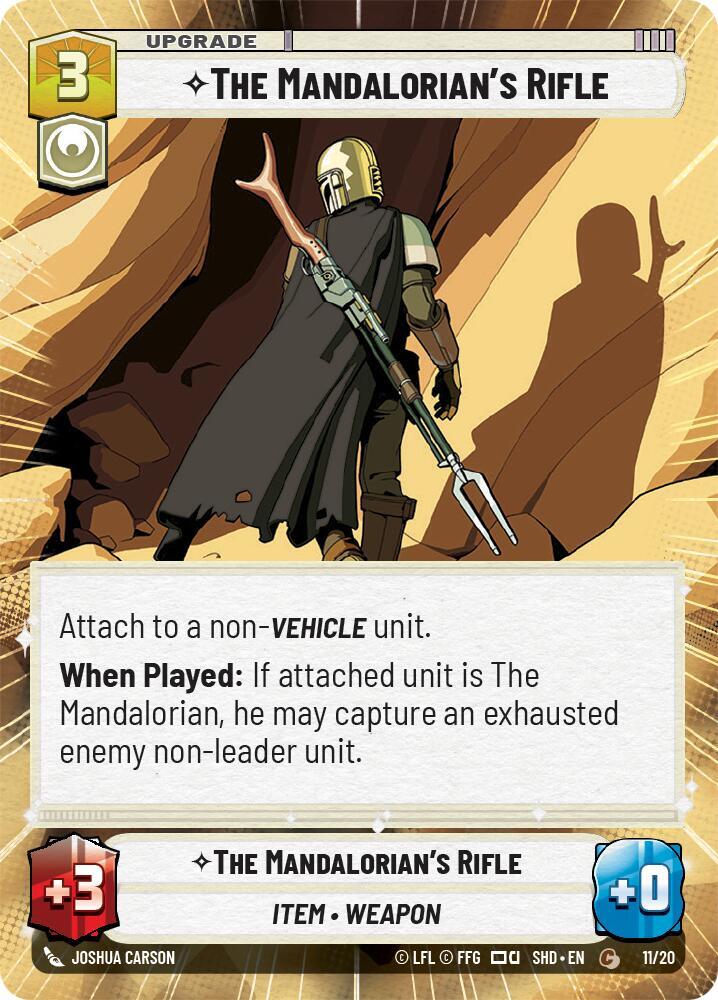 The Mandalorians Rifle - Hyperspace (Weekly Play Promos) - Foil