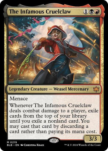 The Infamous Cruelclaw - Foil - Promo Pack