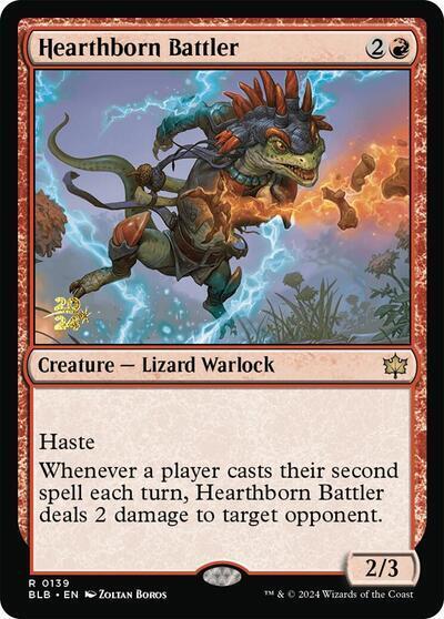 Hearthborn Battler - Foil - Prerelease Promo