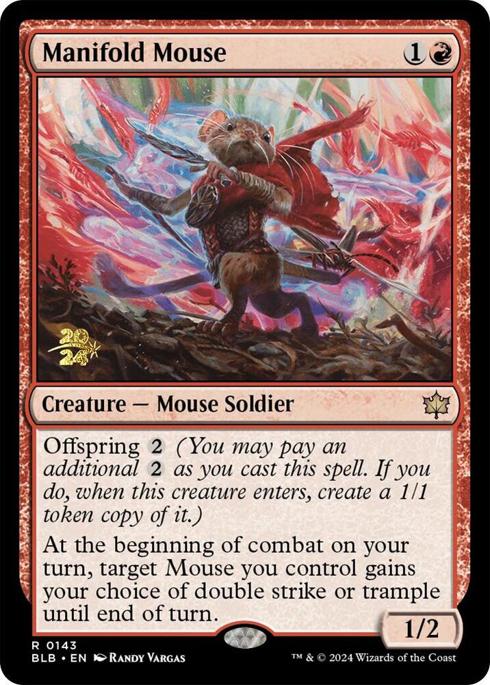 Manifold Mouse - Foil - Prerelease Promo