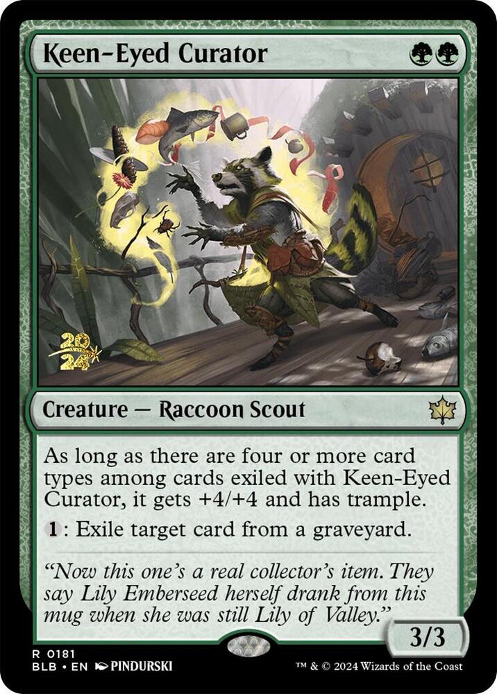 Keen-Eyed Curator - Foil - Prerelease Promo