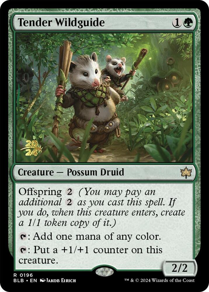 Tender Wildguide - Foil - Prerelease Promo