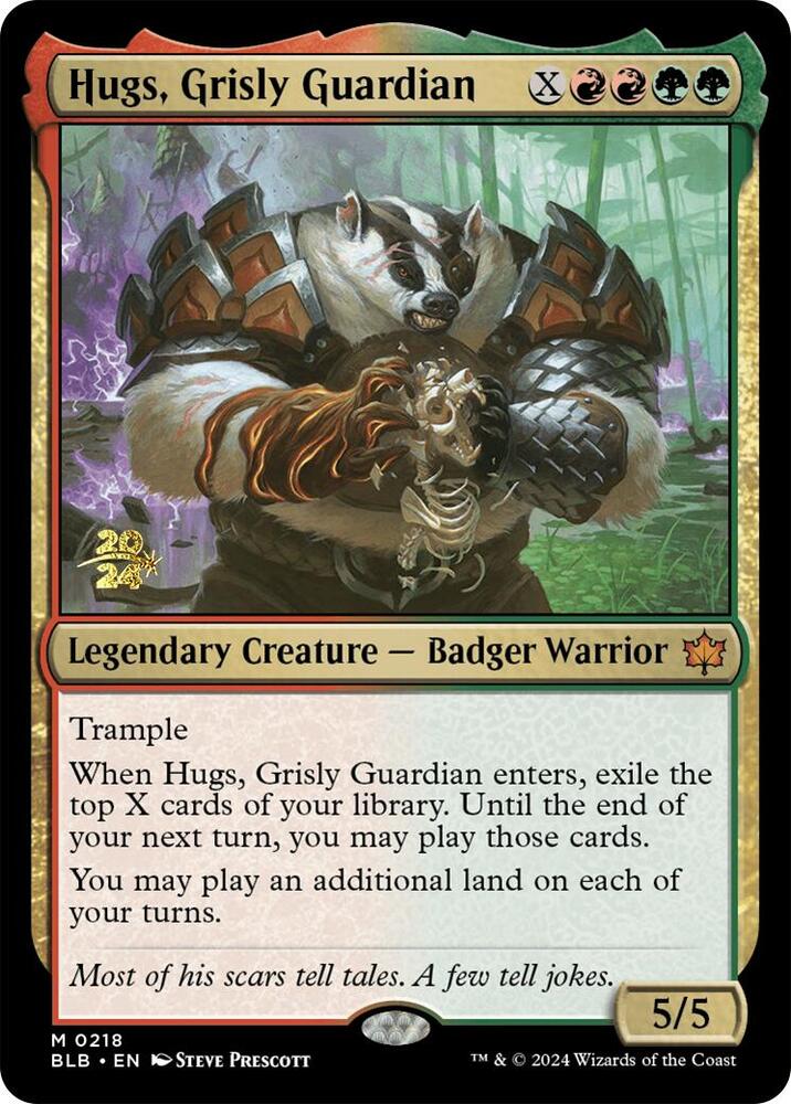 Hugs, Grisly Guardian - Foil - Prerelease Promo