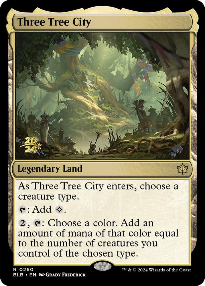 Three Tree City - Foil - Prerelease Promo