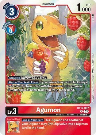 Agumon - BT17-007 - R - Foil
