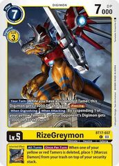 RizeGreymon - BT17-037 - C