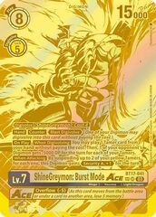 ShineGreymon: Burst Mode ACE (Textured) - BT17-041 - SR - Foil