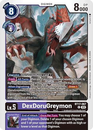 DexDoruGreymon - BT17-067 - C