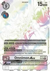 Omnimon ACE (Textured) - BT17-078 - SR - Foil