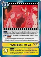 Awakening of the Sun (Secret Crisis: Movie Memorial Pack) - BT17-099 - U - Foil