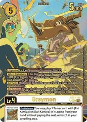 Greymon (Right) (Textured) - BT17-102 - SEC - Foil