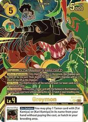 Greymon (Left) (Textured) - BT17-102 - SEC - Foil