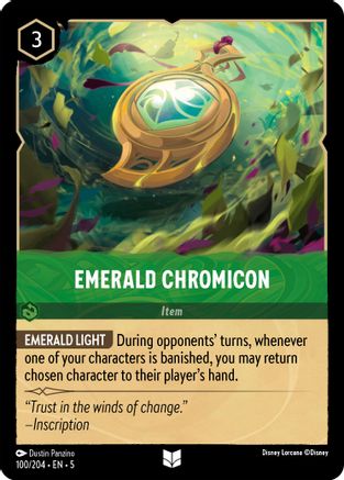 Emerald Chromicon - 100/204 - Uncommon - Cold Foil