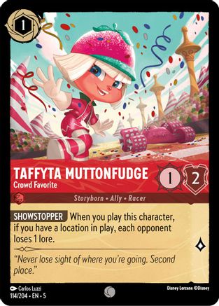 Taffyta Muttonfudge - Crowd Favorite - 114/204 - Common - Cold Foil