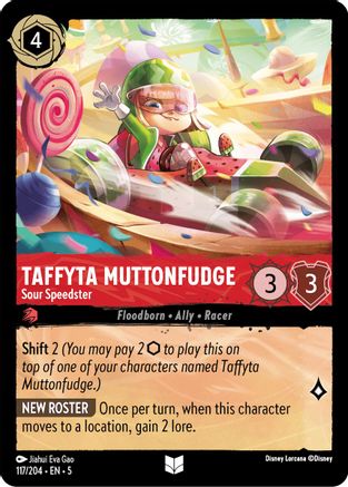 Taffyta Muttonfudge - Sour Speedster - 117/204 - Uncommon - Cold Foil