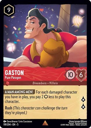 Gaston - Pure Paragon - 119/204 - Rare