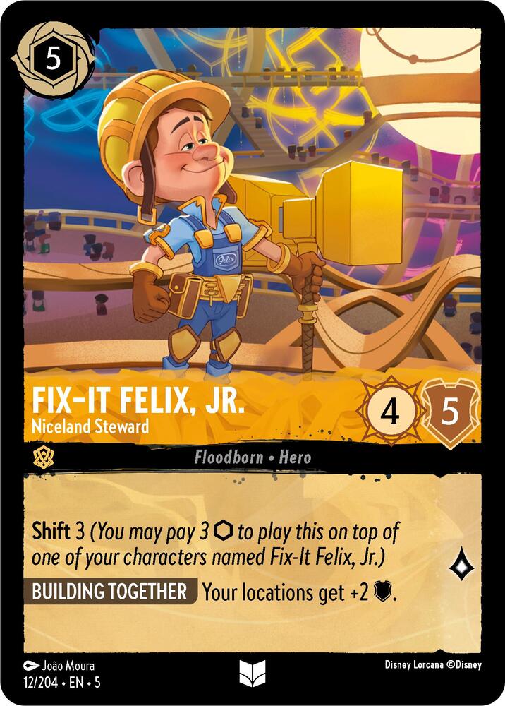 Fix-It Felix, Jr. - Niceland Steward - 12/204 - Uncommon