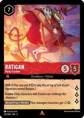 Ratigan - Party Crasher - 123/204 - Rare - Cold Foil