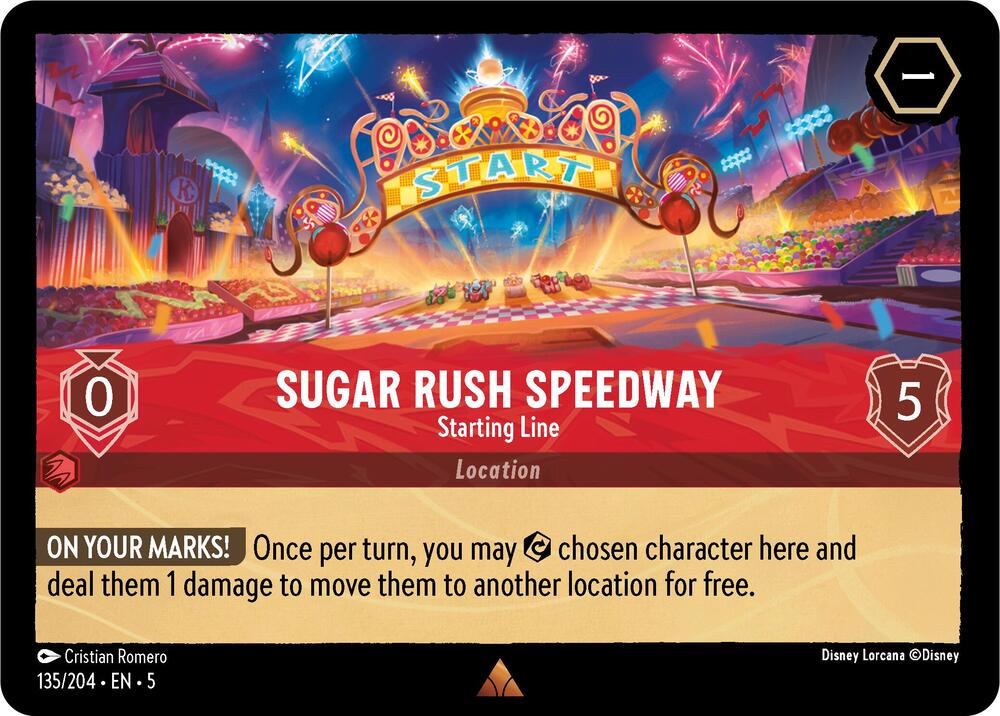 Sugar Rush Speedway - Starting Line - 135/204 - Rare