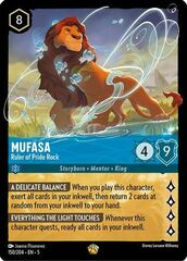 Mufasa - Ruler of Pride Rock - 150/204 - Legendary