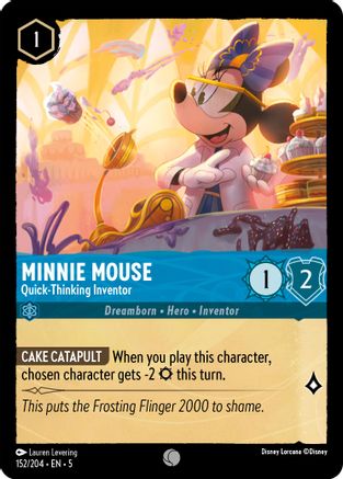 Minnie Mouse - Quick-Thinking Inventor - 152/204 - Common