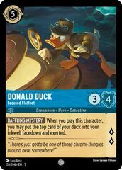 Donald Duck - Focused Flatfoot - 155/204 - Common - Cold Foil