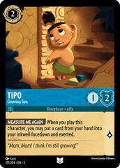 Tipo - Growing Son - 157/204 - Uncommon - Cold Foil