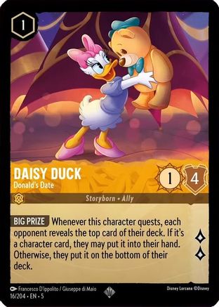 Daisy Duck - Donalds Date - 16/204 - Super Rare