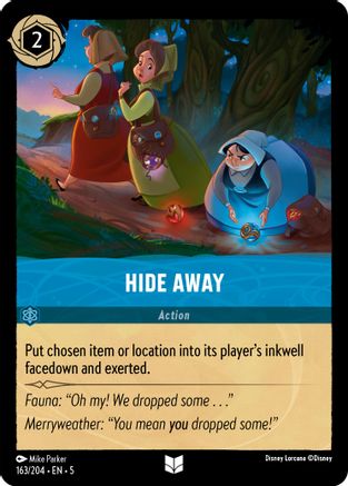 Hide Away - 163/204 - Uncommon - Cold Foil