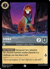 Simba - Lost Prince - 173/204 - Common