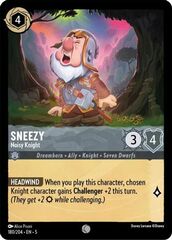 Sneezy - Noisy Knight - 180/204 - Common - Cold Foil