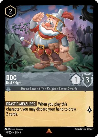 Doc - Bold Knight - 193/204 - Rare