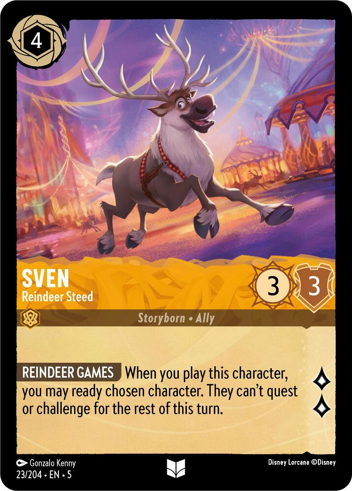 Sven - Reindeer Steed - 23/204 - Uncommon