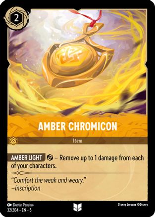 Amber Chromicon - 32/204 - Uncommon - Cold Foil