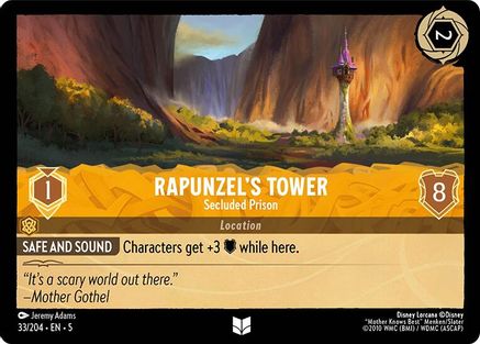 Rapunzels Tower - Secluded Prison - 33/204 - Uncommon - Cold Foil