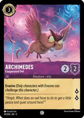 Archimedes - Exasperated Owl - 39/204 - Common - Cold Foil