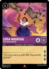 Luisa Madrigal - Entertaining Muscle - 45/204 - Rare - Cold Foil