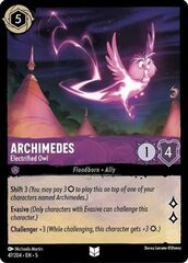 Archimedes - Electrified Owl - 47/204 - Uncommon - Cold Foil