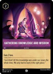 Gathering Knowledge and Wisdom (0062)