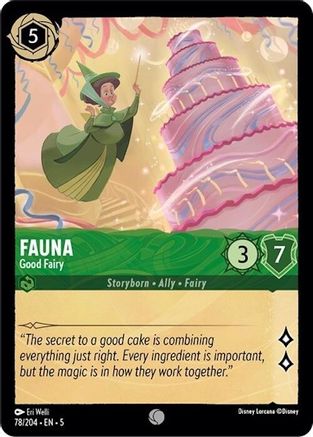 Fauna - Good Fairy - 78/204 - Common - Cold Foil