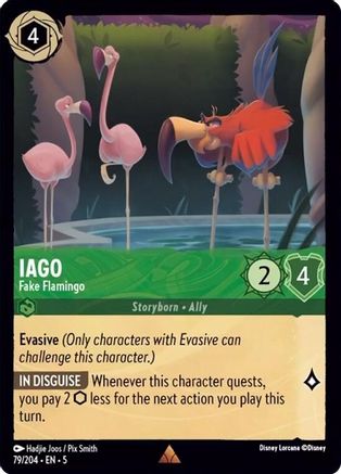 Iago - Fake Flamingo - 79/204 - Rare