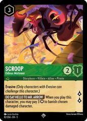 Scroop - Odious Mutineer - 82/204 - Super Rare - Cold Foil