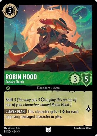 Robin Hood - Sneaky Sleuth - 88/204 - Uncommon