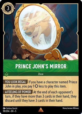 Prince Johns Mirror - 98/204 - Rare