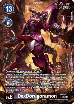 DexDorugamon - BT17-073 - SR - Alternate Art - Foil