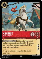 Maximus - Team Champion - 105/204 - Super Rare - Cold Foil