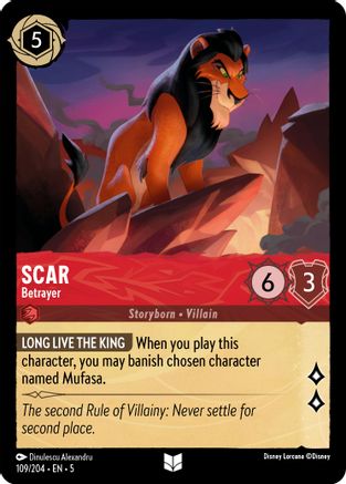 Scar - Betrayer - 109/204 - Uncommon