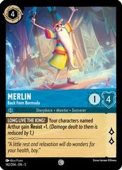 Merlin - Back from Bermuda - 142/204 - Common - Cold Foil