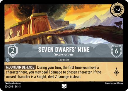 Seven Dwarfs Mine - Secure Fortress - 204/204 - Uncommon