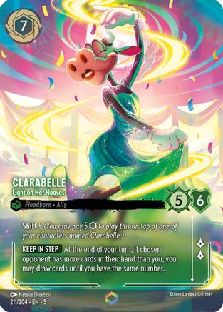 Clarabelle - Light on Her Hooves - 211/204 - Enchanted - Holo Foil